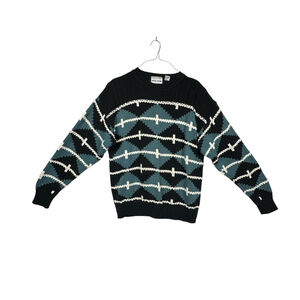 Vintage Pierre Cardin Hand Knit Sweater Mens Size Medium Knitted by handframe